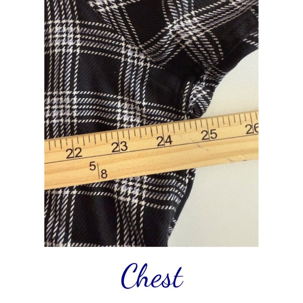 Bugatchi Men’s Check Plaid Button-Down Shirt Black Gray XXL - Picture 5 of 6
